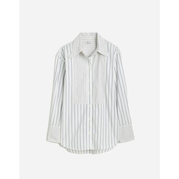 NWT Madewell Tuxedo Button-Up Shirt in Poplin SIze S - Picture 1 of 6